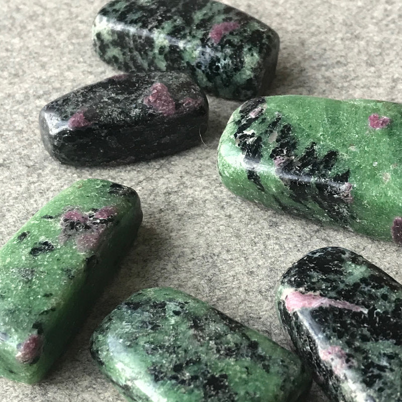 Ruby Zoisite Touch Stones