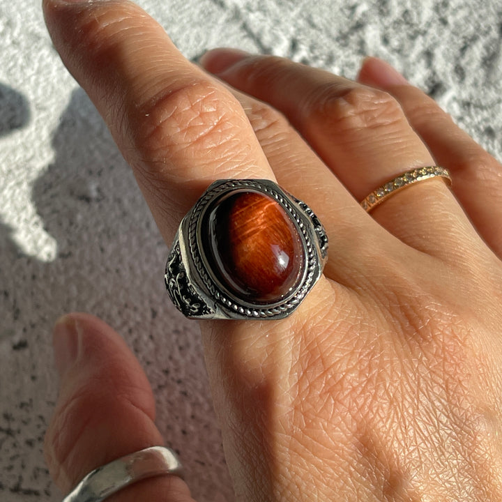 Tiger's Eye Ring