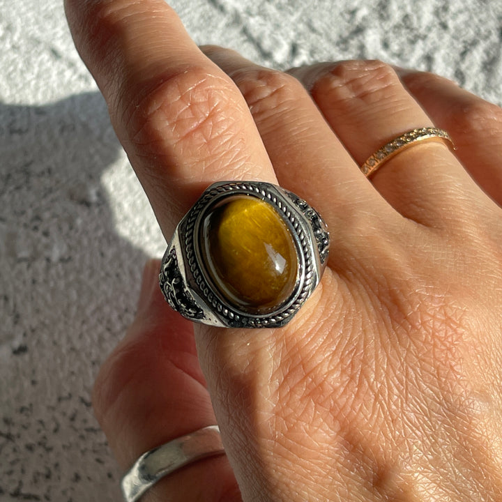 Tiger's Eye Ring