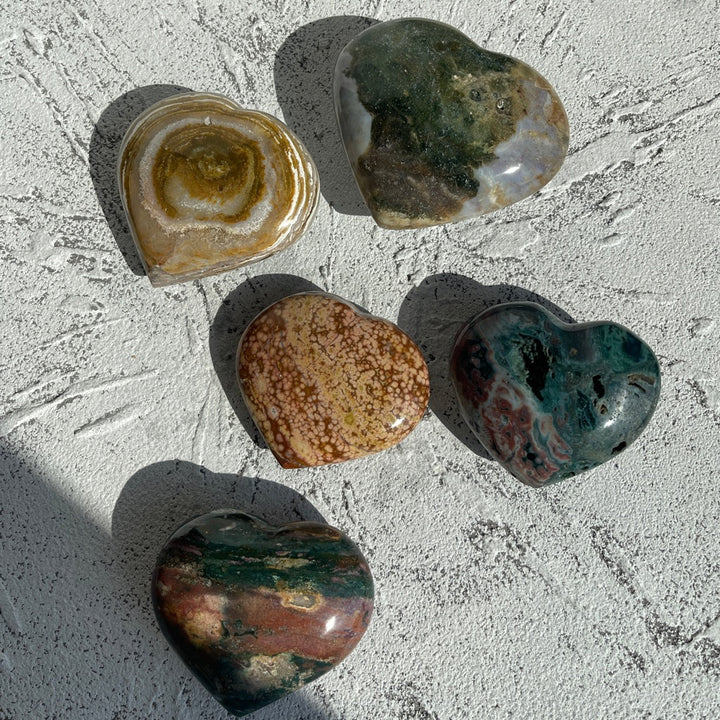 Ocean Jasper Heart