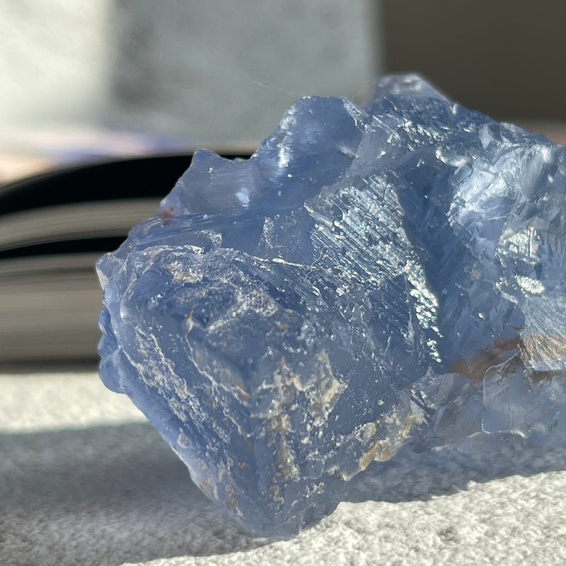 Raw Blue Fluorite