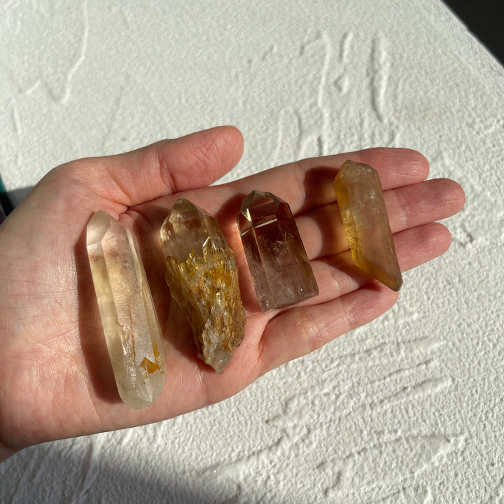 "Citrine of the world" - Natural Citrine Points Set