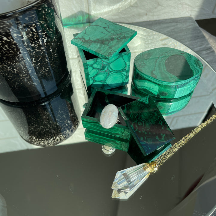 Malachite Jewelry Box