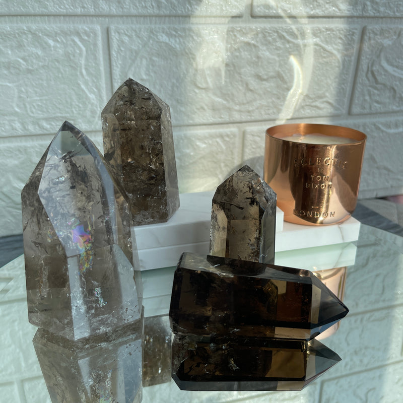 Brazilian Smoky Quartz Points