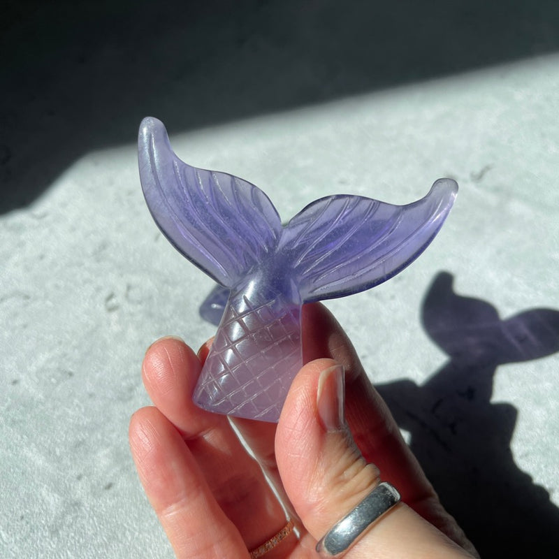 "Under The Sea" crystal carving