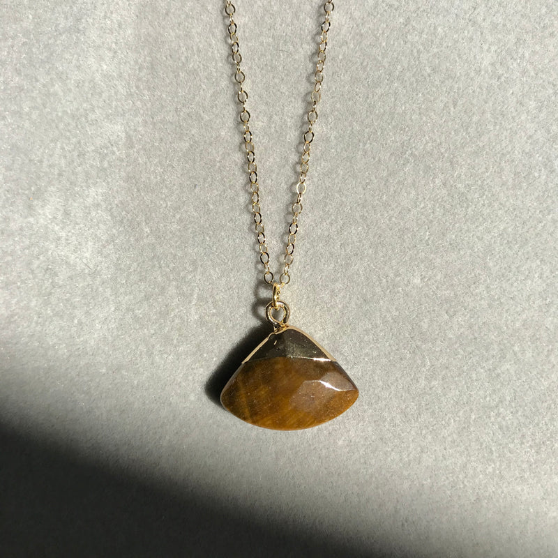 Shaped Crystal facaded Necklace