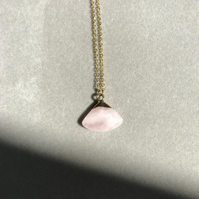 Shaped Crystal facaded Necklace