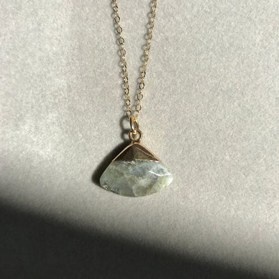 Shaped Crystal facaded Necklace