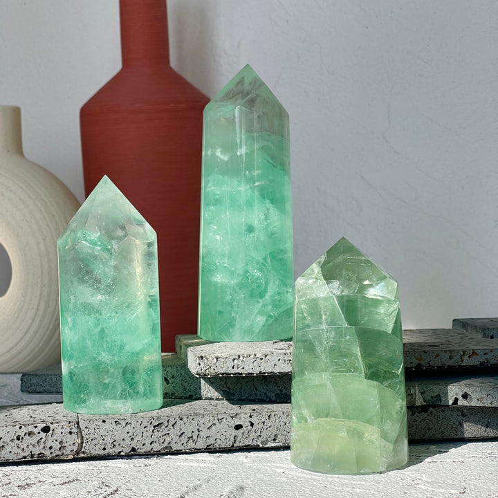 Green Fluorite Tower