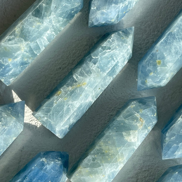 Blue Calcite Point