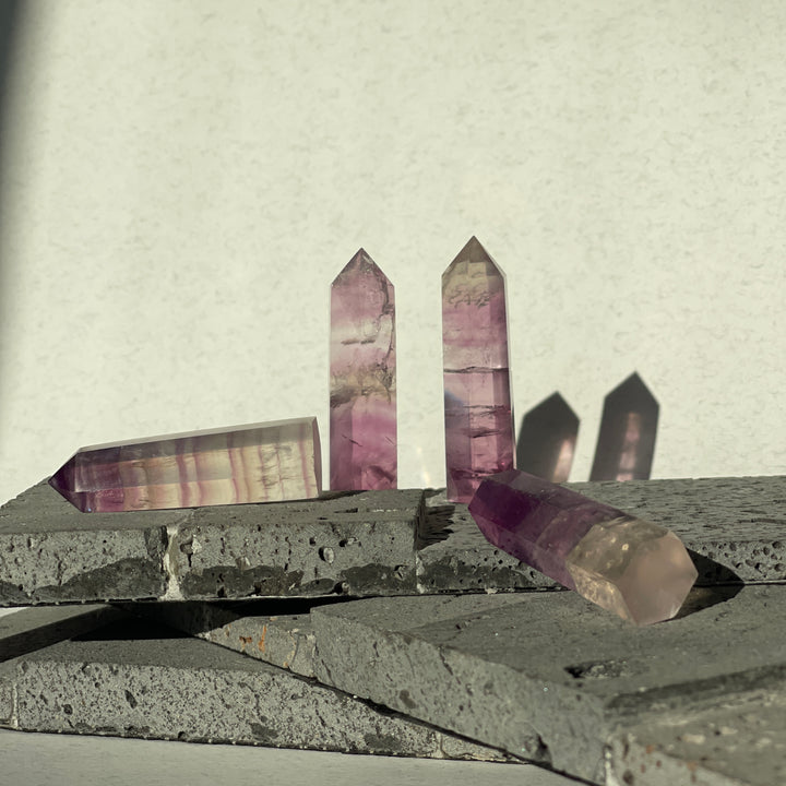 Mini Purple Fluorite Point