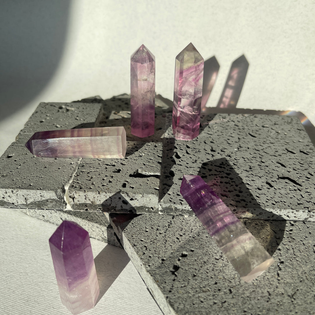 Mini Purple Fluorite Point