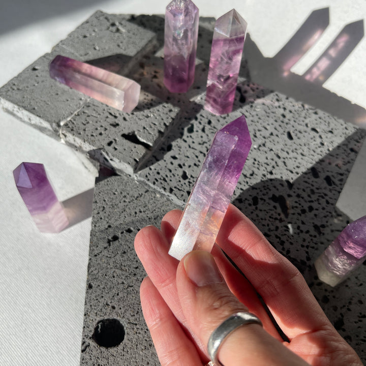 Mini Purple Fluorite Point