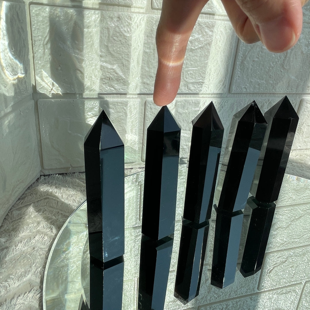 Obsidian Single Terminated Points