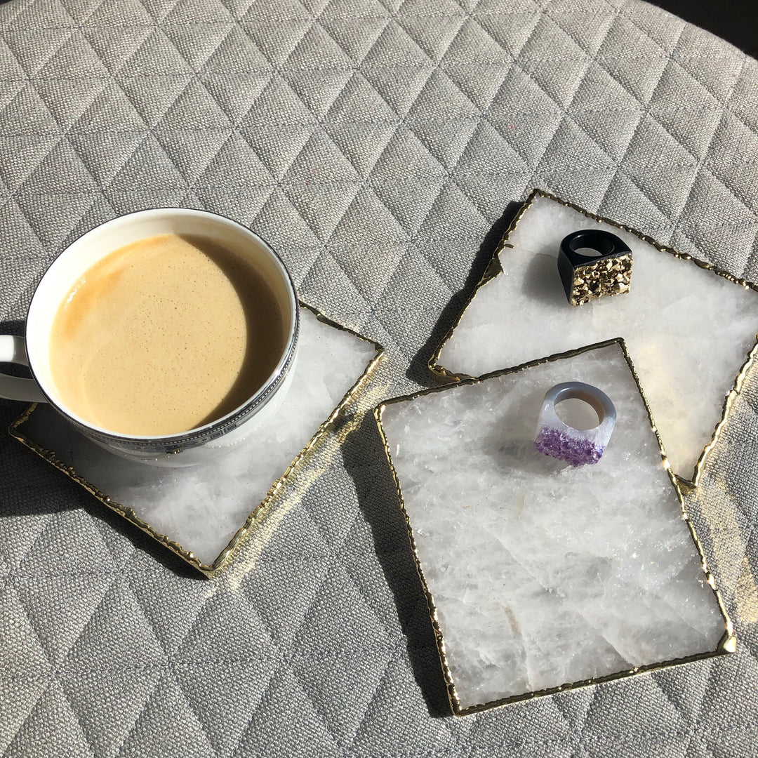 Clear Quartz Coaster