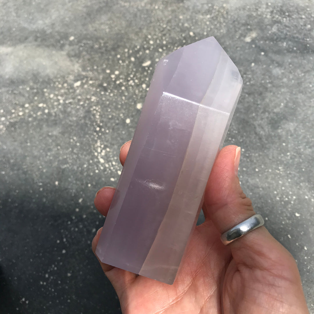 Lavender Fluorite Tower