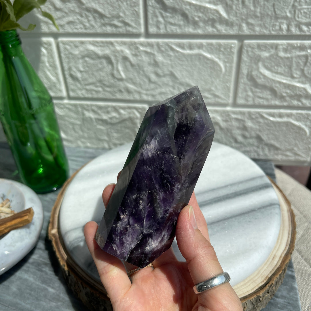 Chevron Amethyst Points R3