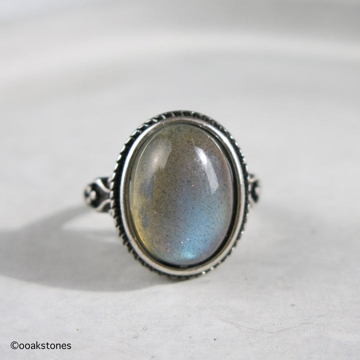 Labradorite Adjustable Ring