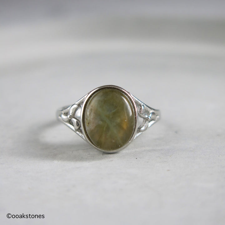 Labradorite Adjustable Ring