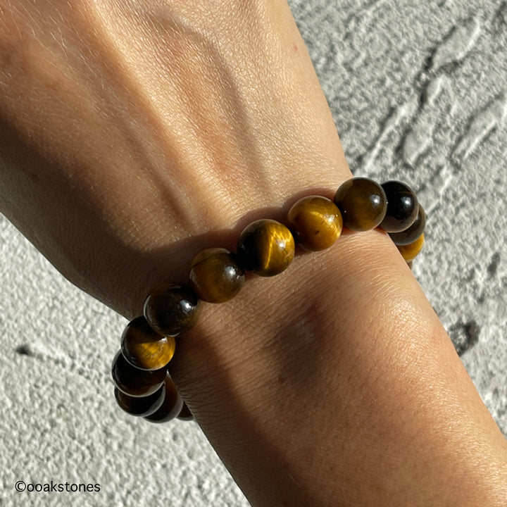 Tiger's Eye beaded bracelet