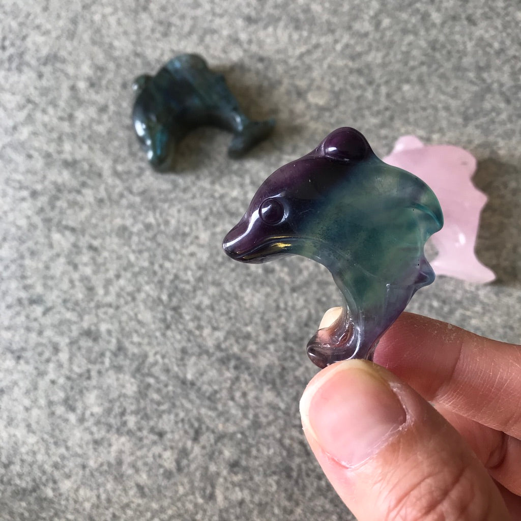 Mini Crystal Dolphins