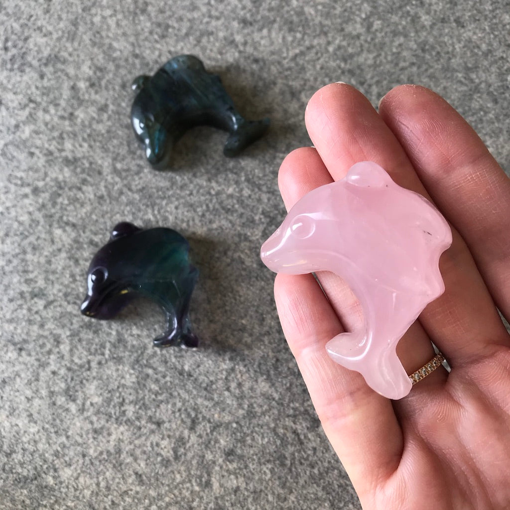 Mini Crystal Dolphins