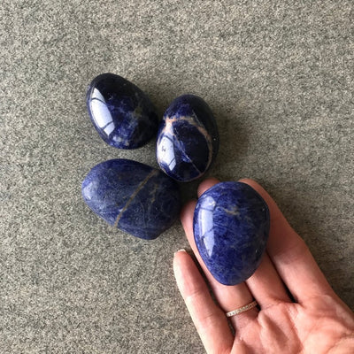 Royal Blue Sodalite palm stone