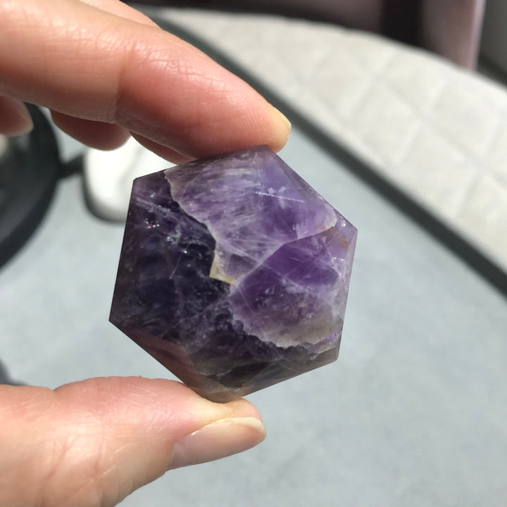 Amethyst Hexagon Compass