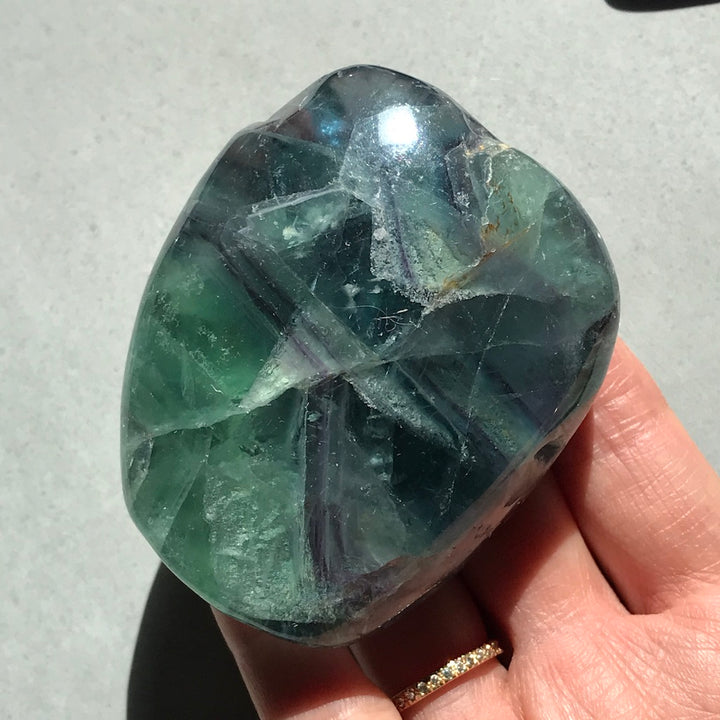 Fluorite Palm Stones