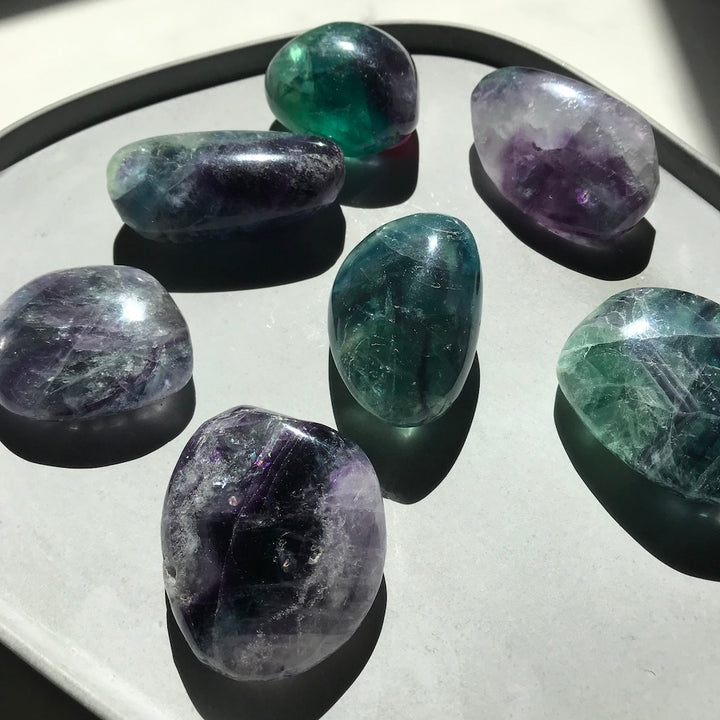 Fluorite Palm Stones