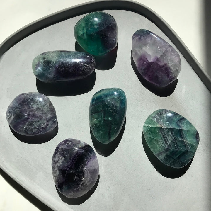 Fluorite Palm Stones