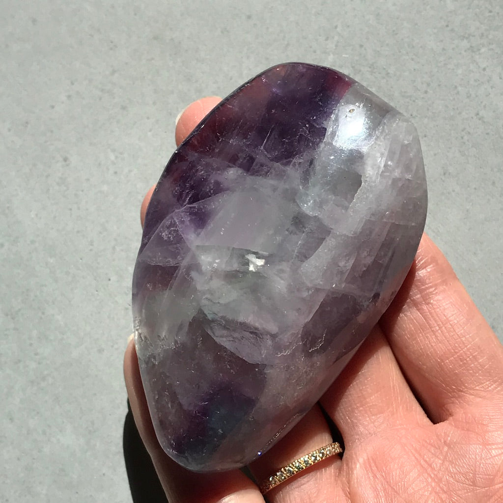 Fluorite Palm Stones