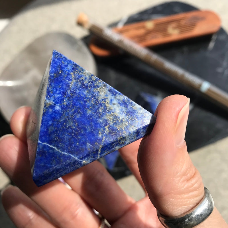 Lapis Lazuli Pyramids - 4cm