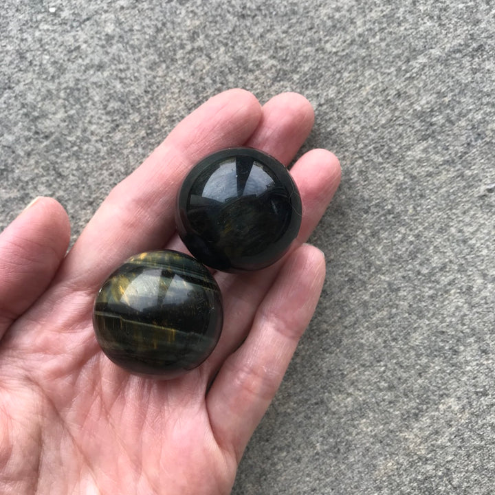 Mini Tiger's eye sphere