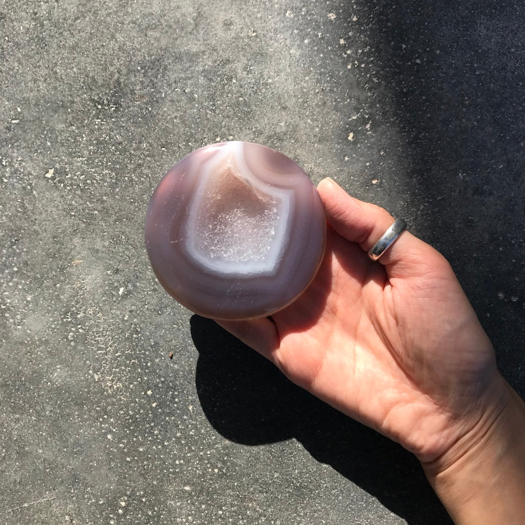 Shaped Agate Plate