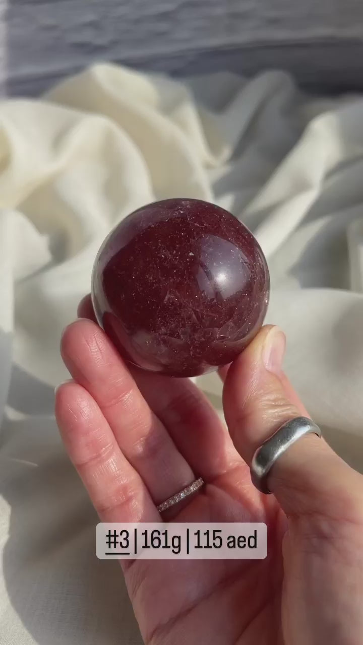 Strawberry Quartz Sphere