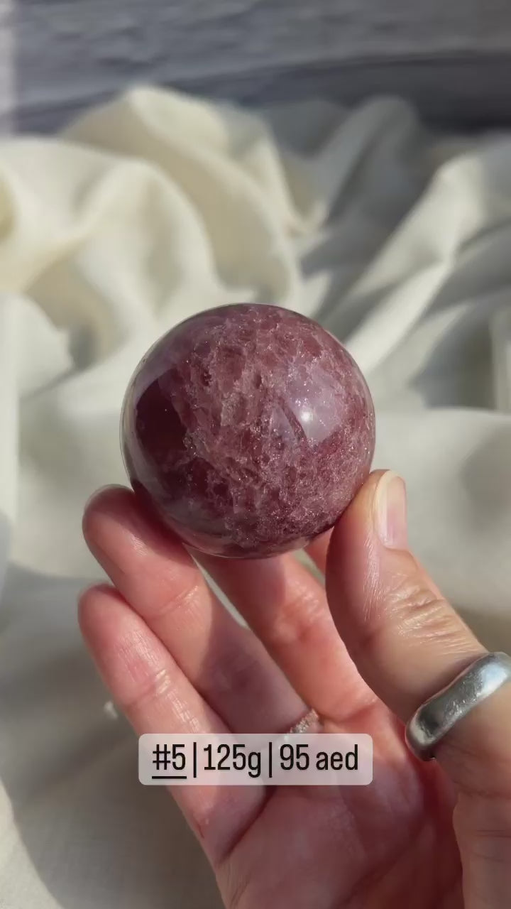 Strawberry Quartz Sphere