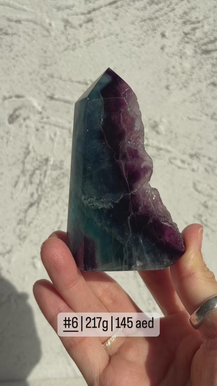 Fluorite Free Form Tower