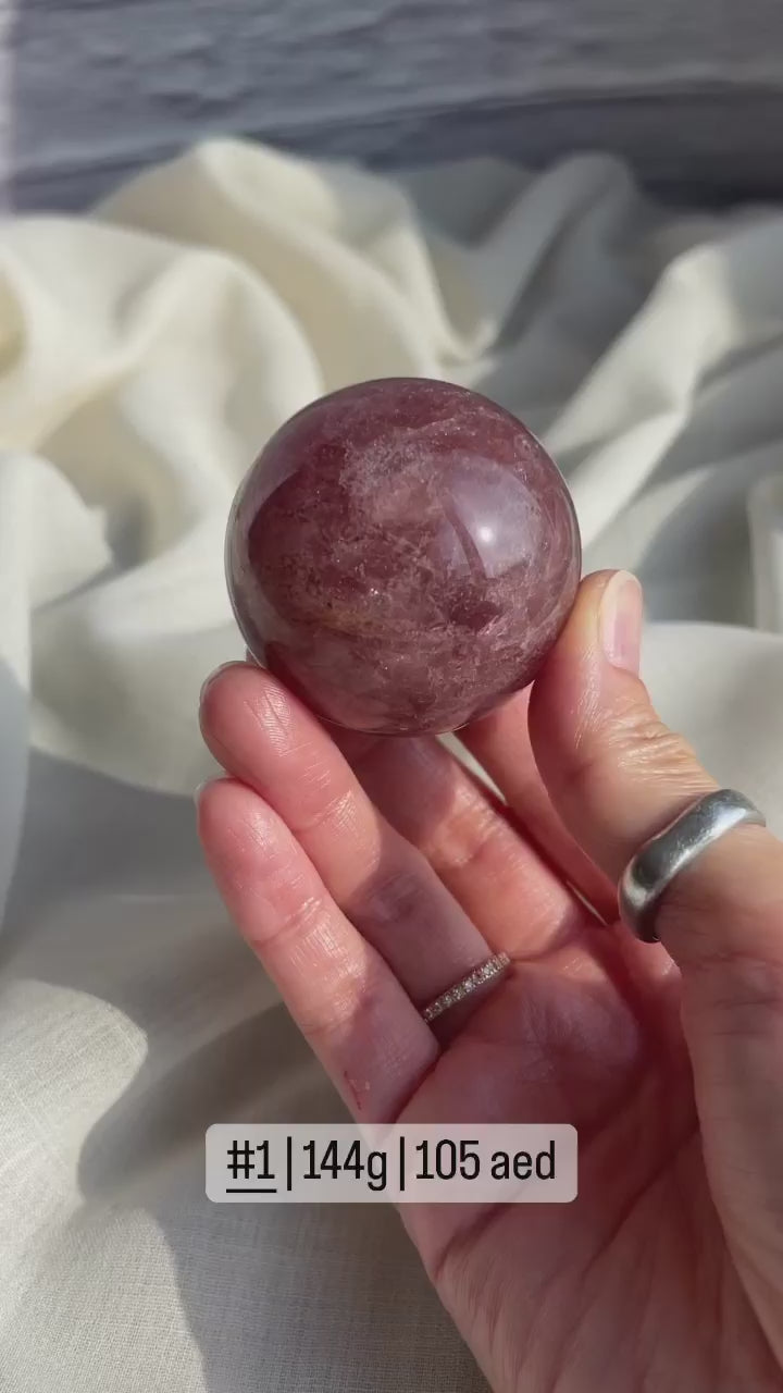 Strawberry Quartz Sphere