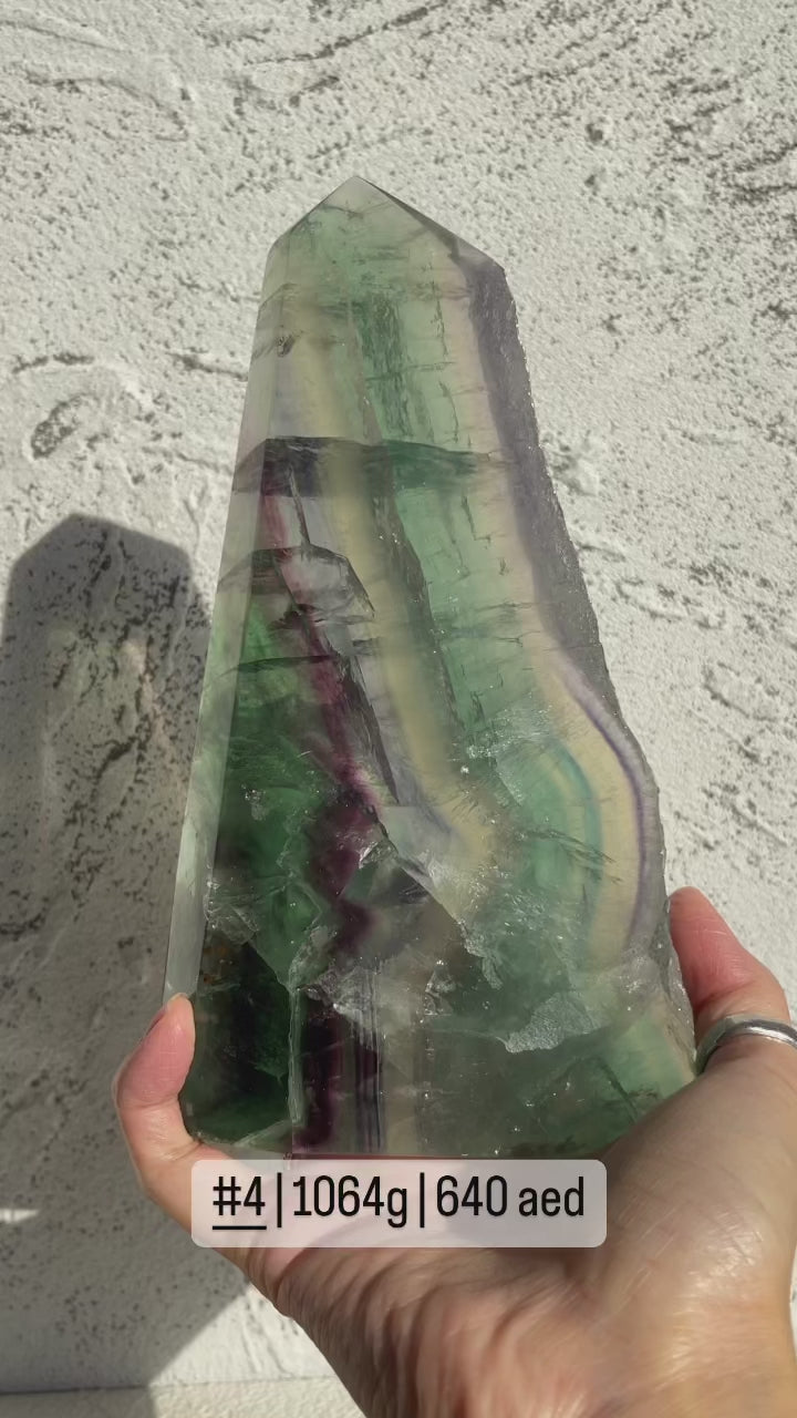 Fluorite Free Form Tower