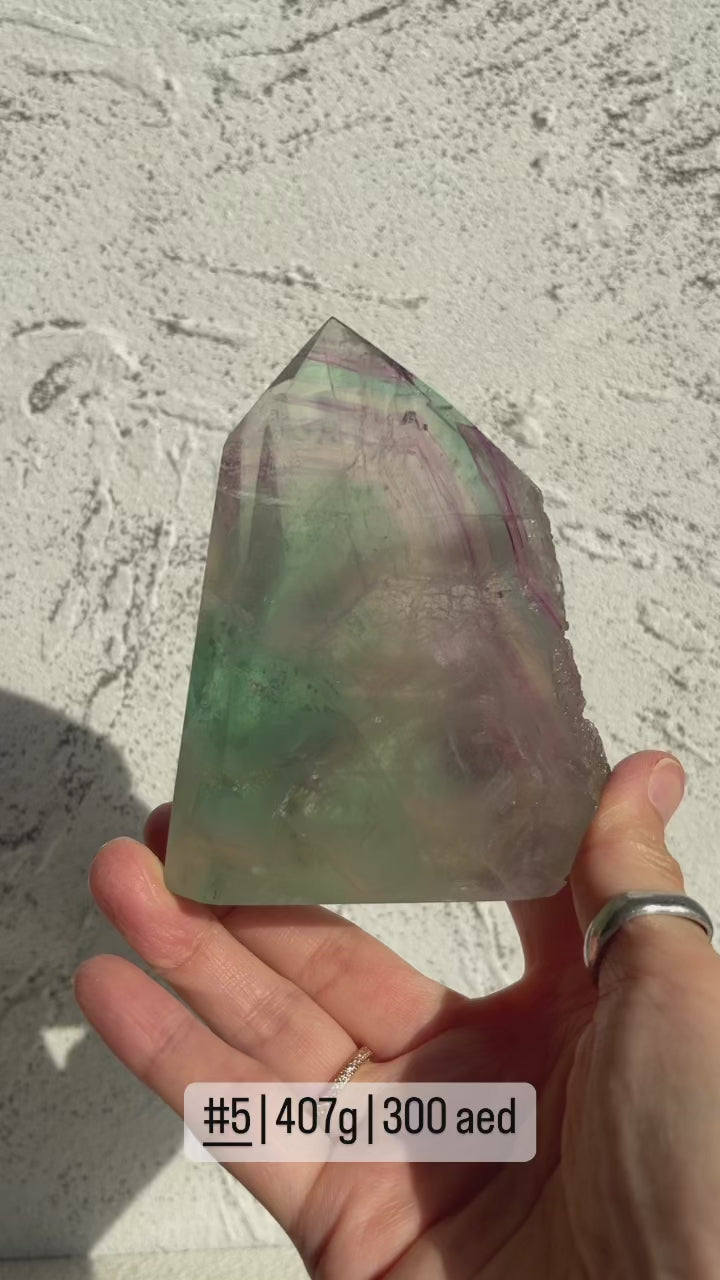 Fluorite Free Form Tower