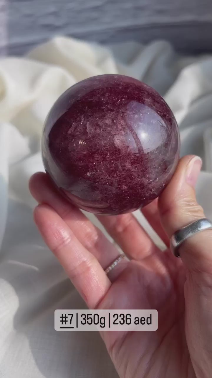 Strawberry Quartz Sphere