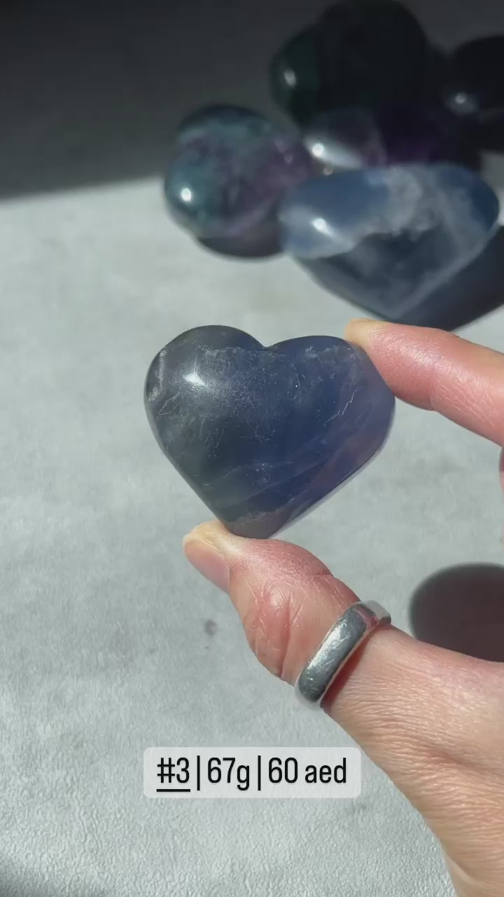 Fluorite Heart