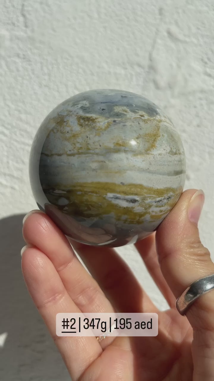 Ocean Jasper Sphere