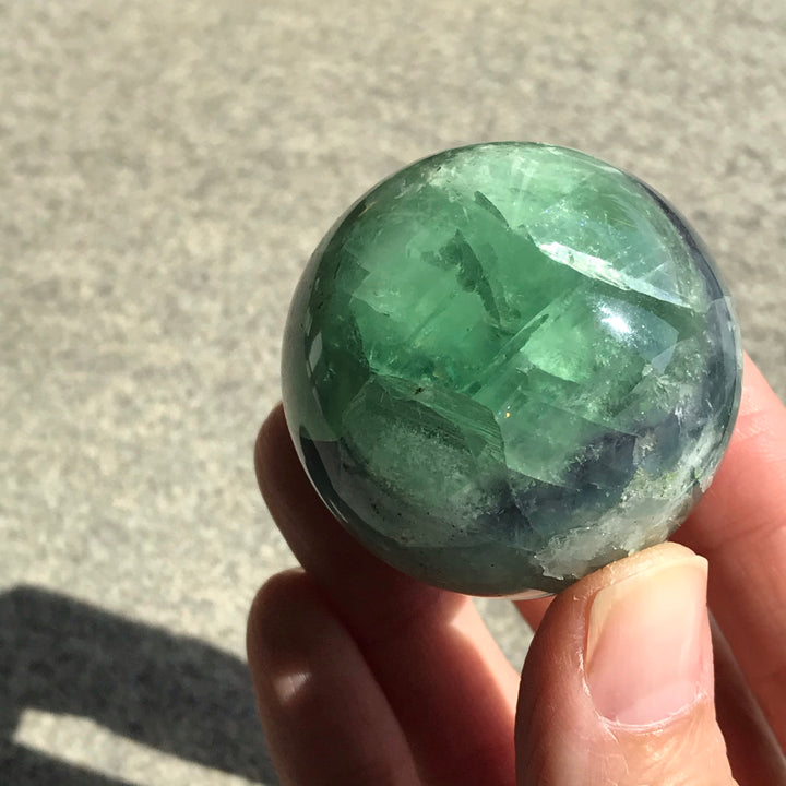 Rainbow Fluorite Sphere