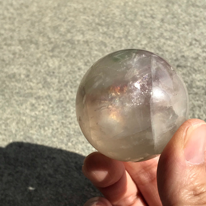 Rainbow Fluorite Sphere