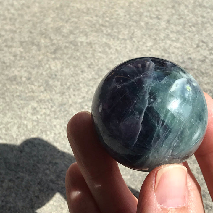 Rainbow Fluorite Sphere