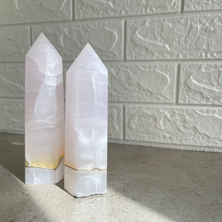 Pink Calcite Tower