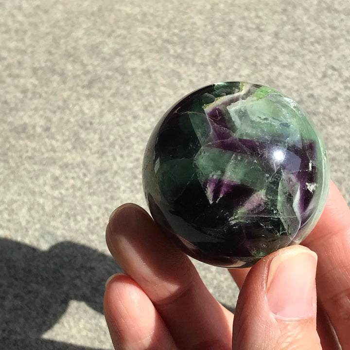 Rainbow Fluorite Sphere