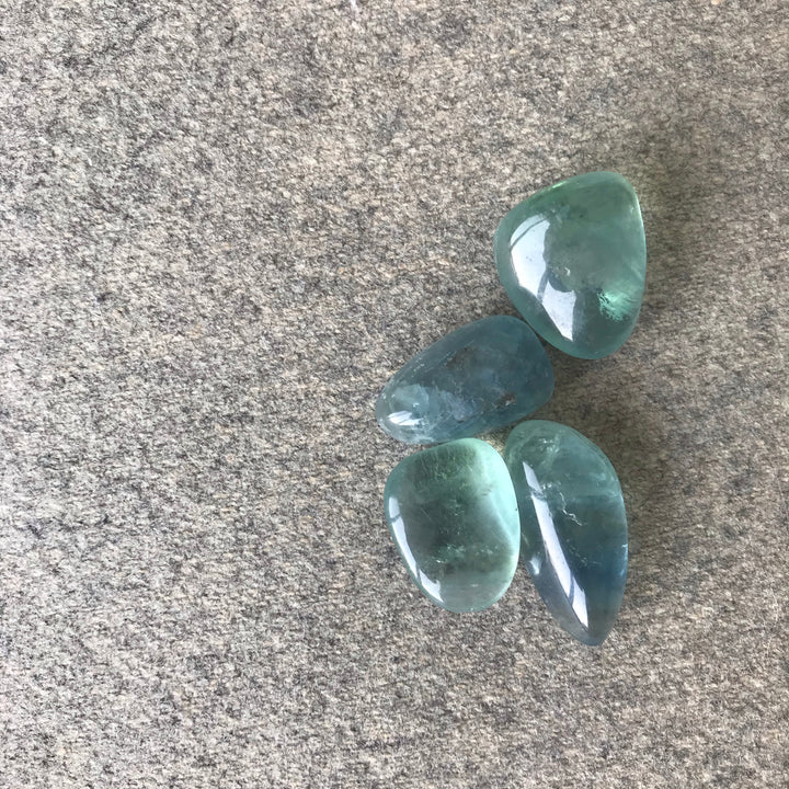 Blue Fluorite Tumbled